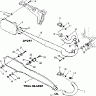 TRAIL BLAZER - W97BA25C Exhaust system sport 400l w97ba38c and trail blaze...