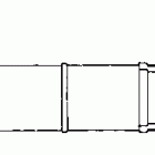 SPORTSMAN 50  Swedish - S97CH50E Rear drive shaft  sportsman 500 w97ch50a