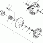 XPLORER 500 - W97CD50A Driven clutch  xplorer 500 w97cd50a