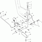 MAGNUM 4X4  SWEDISH - S97AC42E Foot pedal and parking brake swedish magnum 4x4 s9...