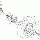 TRAIL BLAZER - W97BA25C Front wheel sport 400l w97ba38c and trail blazer w...