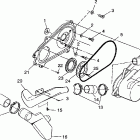 TRAIL BOSS - W97AA25C Clutch cover trail boss w97aa25c
