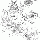 TRAIL BLAZER - W97BA25C Crankcase and cylinder (sport) sport 400l w97ba38c