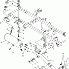 XPLORER 500 - W97CD50A Exhaust system  xplorer 500 w97cd50a