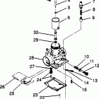 SCRAMBER 400L - W97BC38C Carburetor scrambler 400l w97bc38c