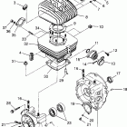 TRAIL BOSS - W97AA25C Crankcase and cylinder trail boss w97aa25c