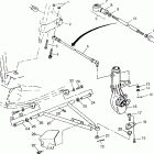 XPLORER 300 - W97CC28C A-arm / strut mounting xplorer 300 w97cc28c