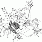 TRAIL BOSS - W97AA25C Engine mounting trail boss w97aa25c