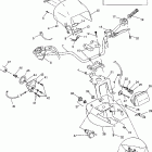 SPORTSMAN 50  Swedish - S97CH50E Handlebar and headlight pod  sportsman 500 w97ch50...