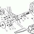 XPRESS 400 - W969540 Gearcase / brake and chain cover mounting xpress 3...