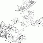 XPLORER 400L - W969140 Front rack and bumper mounting xplorer 400l w96914...