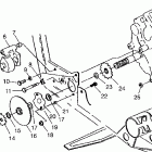 XPLORER 300 - W969130 Gearcase / brake and chain cover mounting xplorer ...