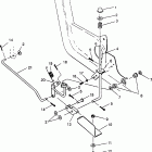 400L 6X6 - W968740 Foot pedal and parking brake 6x6 400l norwegian n9...