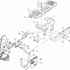 XPLORER 300 - W969130 Front rack and bumper mounting xplorer 300 w969130