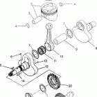 MAGNUM 4X4  SWEDISH - S968144 Crankshaft and piston magnum 4x4 w968144 and swedi...