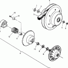 XPRESS 400 - W969540 Driven clutch xpress 300 w969530 and xpress 400 w9...