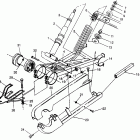 400L 6X6 - W968740 Swing arm weldment (rear) 6x6 400l