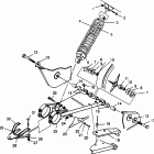 MAGNUM 2X4 - W967544 Swing arm / shock mounting magnum 2x4 w967544
