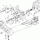400L 6X6 - W968740 Gearcase / brake and chain cover mounting 6x6 400l...