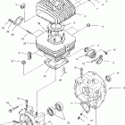 TRAIL BLAZER ES - W967827 Crankcase and cylinder (blazer)