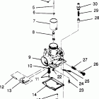XPRESS 400 - W969540 Carburetor (300) xpress 300 w969530