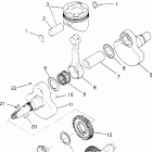 MAGNUM 2X4 - W967544 Crankshaft and piston magnum 2x4 w967544