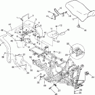 SPORTSMAN 500 - W969244 Rear cab and seat sportsman 500 w969244 and swedis...