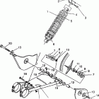 MAGNUM 6X6 SWEDISH - S968744 Swing arm / shock mounting magnum 6x6