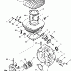 XPRESS 400 - W969540 Crankcase and cylinder (300) xpress 300 w969530