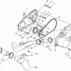 TRAIL BLAZER ES - W967827 Clutch cover (blazer)