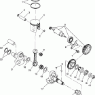 XPRESS 400 - W969540 Piston and crankshaft (400) xpress 400 w969540