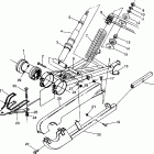 MAGNUM 6X6 SWEDISH - S968744 Swing arm weldment (rear) magnum 6x6 w968744 and m...