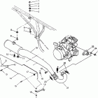 400L 6X6 - W968740 Exhaust system 6x6 400l