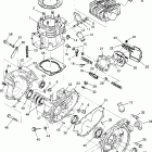 XPRESS 400 - W969540 Crankcase and cylinder (400) xpress 400 w969540