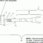 400L 6X6 - W968740 Cv joint