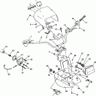 XPRESS 400 - W969540 Handlebar and headlight pod (400) xpress 400 w9695...