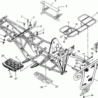400L 6X6 - W968740 Bumper / rack mounting 6x6 400l