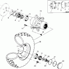 XPLORER - W959140 Front wheel assembly  xplorer 4x4 w959140
