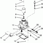 BIG BOSS 6X6 400L - W958740 Carburetor 6x6 400l, u.s. w958740, swedish s958740...