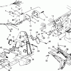 BIG BOSS 6X6 400L - W958740 Electrical / taillight assembly 6x6 400l, u.s. w95...