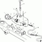 TRAIL BOSS 250 - W958527 Oil tank assembly  trail boss w958527