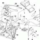 MAGNUM 4X4 - W958144 Front cab assembly