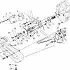 SCRAMBLER 4X4 - W957840 Gearcase / brake and chain cover mounting scramble...