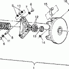 TRAIL BOSS 250 - W958527 Drive clutch assembly trail boss w958527