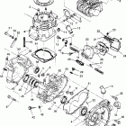400L 2X4 - W957540 Crankcase and cylinder  2x4 400l w957540