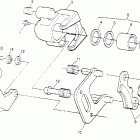 SCRAMBLER 4X4 - W957840 Front brake assembly scrambler w957840