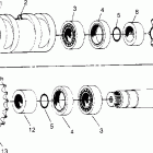 BIG BOSS 6X6 400L - W958740 Center tightener assembly 6x6 400l, u.s. w 958740,...
