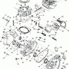 XPLORER - W959140 Crankcase and cylinder xplorer 4x4 w959140