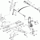 BIG BOSS 6X6 400L - W958740 A-arm / strut mounting 6x6 400l