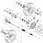 MAGNUM 2X4 - W957544 Rear wheel drive assembly  (after serial #2295881)...